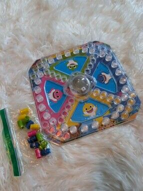 ✨️Colorful Baby Shark Spinner Peg Game for Kids - Blue, Pink